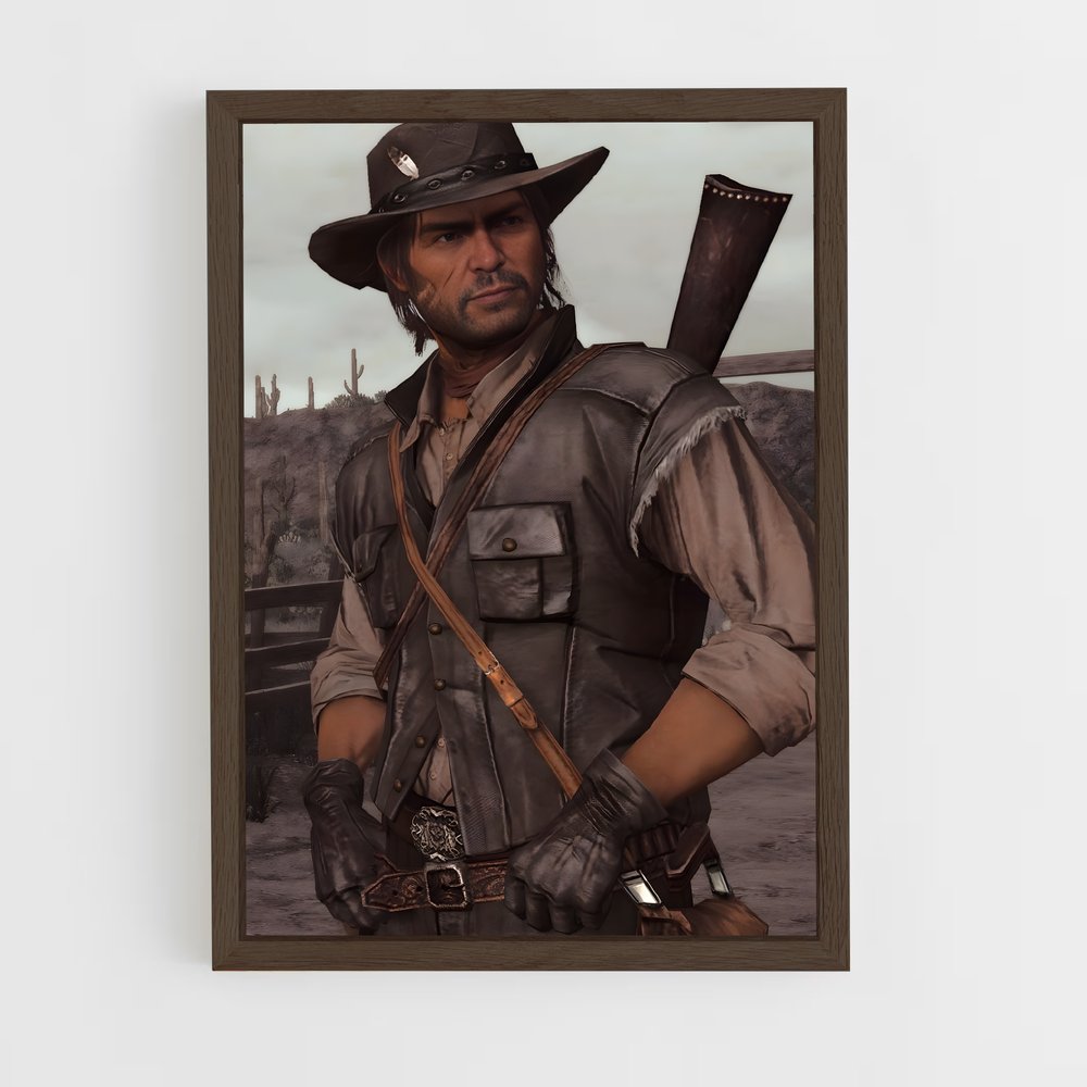 Poster L'Ombre de John Marston – affiche Red Dead Redemption (vue 5)